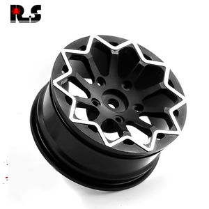 Model araba ile 1/10 kısa kamyon Huanqi 727 gök gürültüsü şeytan ölü fare 10 lastikler 120mm çap B tarzı