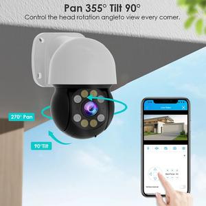 Rscamtom 8CH Outdoor Ptz IP Camera Poe 4MP UHD Smart AI Detección de movimiento Cctv Camera System