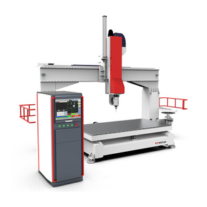 Suministro de China, máquina CNC 3D de 5 ejes, máquina enrutadora de madera, Centro de máquina, mesa de alta precisión, máquina enrutadora CNC móvil - Product Image 4