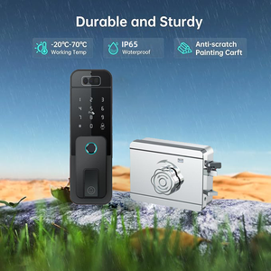 À prova d'água NFC <span class=keywords><strong>Smart</strong></span> Door Lock com Apple Homekit Tuya para Porta de Vidro RFID Rede Chave IP Senha Armazenamento de Dados para Home Hotel - Product Image 5