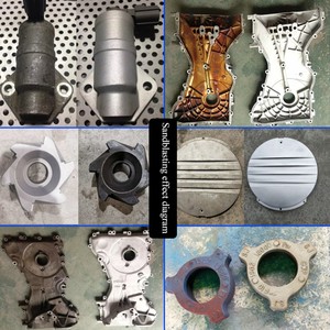 サンドブラスター自動サンドブラストマシンダストレスウェットサンドブラストキャビネットキャビネット水蒸気サンドブラスター