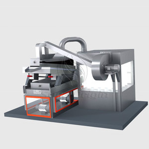 Macchina del classificatore dell'aria del concentratore della polvere del separatore minerale con il separatore di gravità specifico della corrente d'aria del ciclone - Product Image 3
