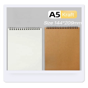 Customizable Spiral <strong>Notebook</strong> Kraft Paper Simple Business <strong>Notepad</strong> Sketchpad Word Pad Diary <strong>Memo</strong> Book Paper Paperboard Printing - Product Image 3
