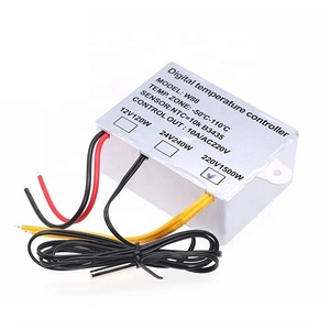 Controlador de temperatura Digital LED, termostato con interruptor de 12V/220V, 10A, termómetro, regulador de temperatura inteligente, incubadora de huevos, XH-W1411 - Product Image 2