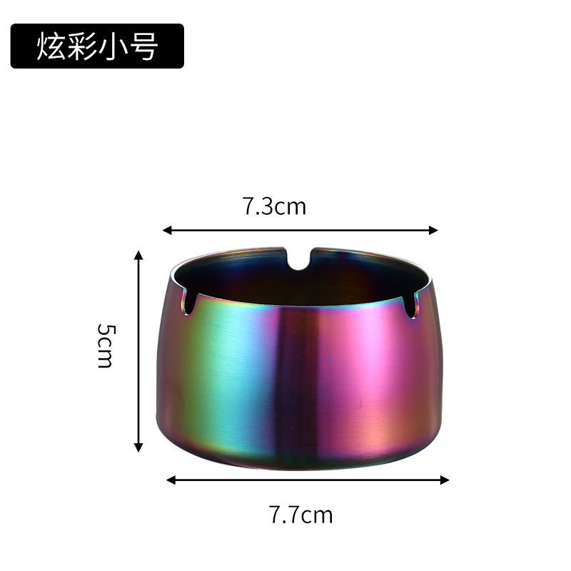 Small ashtray in dazzling colors)