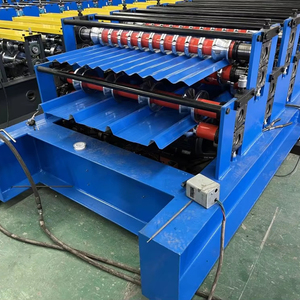 Double Layer Roll Forming <strong>Machines</strong> Iron <strong>Sheet</strong> Making 840 Roof Panel Roll Trapezoid Corrugated Ibr Roof Roll Forming <strong>Machine</strong>