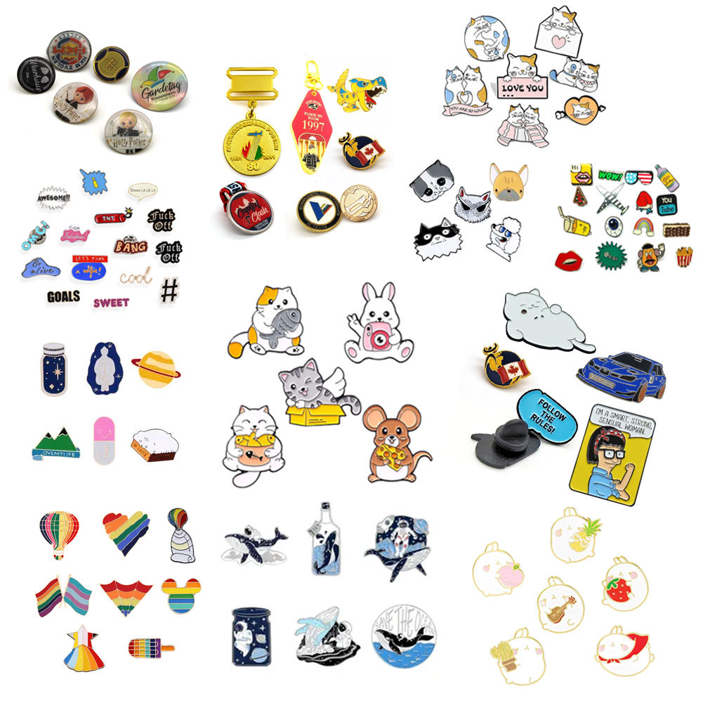 Pasadores de insignia personalizados