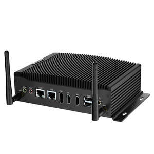 DDR4 Fanless HYSTOU Mini PC 8th Gen CPU Intel i5-8260U DP GPIO Com USB Win 10 11 Linux Computer Desktop