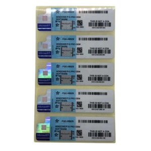 Win 10 Pro OEM Sticker Genuine Win 10 Professional Key COA Sticker Label 12 meses de garantía Envío rápido - Product Image 2