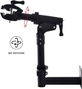 Duvar onarım standı bisiklet tamir standı duvara montaj garaj için katlanabilir ağır bisiklet Workstand