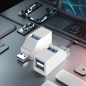 Yüksek hızlı Mini 3 Port USB 3.0 tip C veri iletim Hub Mac PC cep telefonu için USB 3.0 arayüzü - Product Image 5