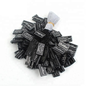 <strong>High</strong> <strong>Quality</strong> Custom Own Brand Embossed Logo Plastic Hang Labels Seal Watch Tag With Nylon <strong>String</strong> - Product Image 5