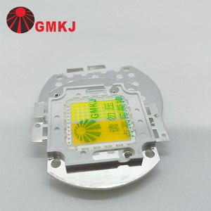 Yüksek güç 100w COB beyaz LED 2*50w çift renkli LED modülü WW CW CCT 3200k 6500k projektör Spot ışık - Product Image 6