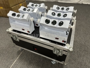 แบตเตอรี่ขับเคลื่อนนำแสงไตร Uplights 3*10วัตต์ RGBA Leds ไร้สาย Dmx ดีเจบูธ - Product Image 2