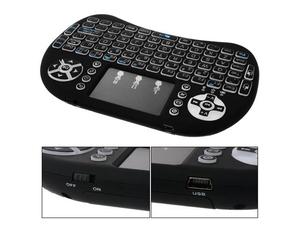 I8 Mini Wireless <strong>Keyboard</strong> 7 Color Backlit USB Interface 2.4G Touchpad Membrane Operation Style for PC <strong>Android</strong> TV Box - Product Image 4