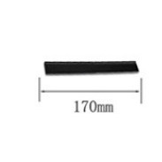 Lames de racle WV2WV5, 170 mm chacune, une paire.