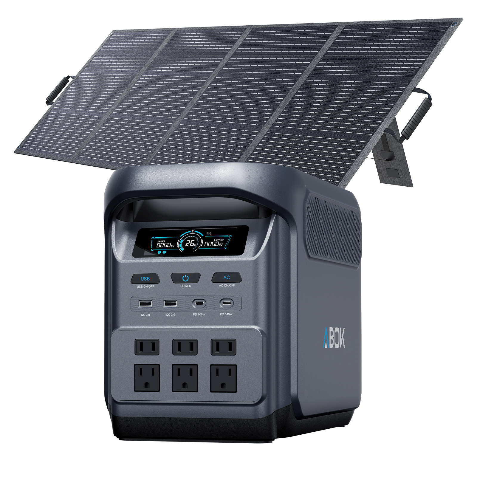 Ark1800 avec 1 panneau solaire de 200W