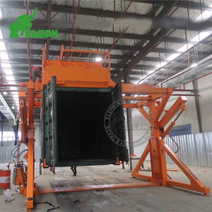 90度集装箱40FT 20FT翻转机液压集装箱倾斜器散装物料装卸设备 - Product Image 5