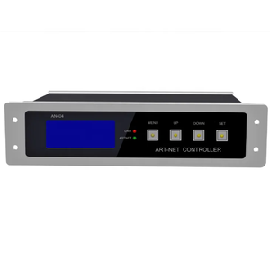AC110-220V SD карта Masukan 4 порта выход Setiap порт Kontrol Max AN404 Artnet SPI DMX светодиодный контроллер