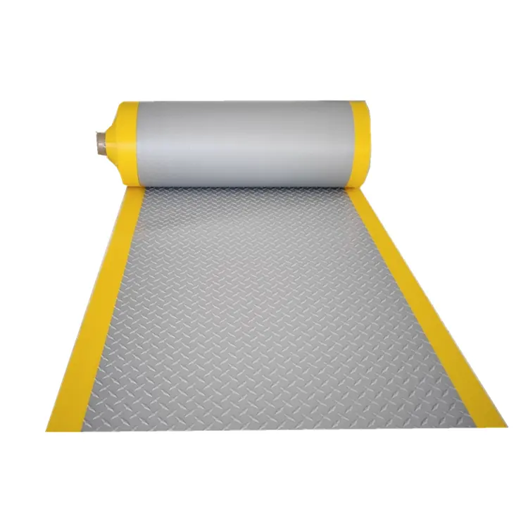 Modern 3mm 4mm Thick Customized Design TPO PVC Plastic Walkway Membrane Roll for outside Waterproofing Roof Projects