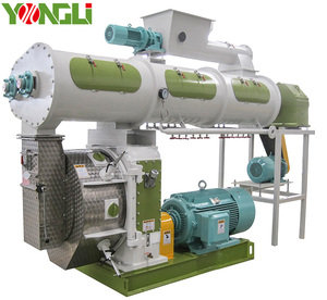Yongli 20 T/H Produktions linie für Tierfutter pellet maschinen CE-zertifiziertes SPS-Steuerungs system Gear Farm Feed Processing Made China - Product Image 1