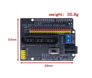 PS2 Vier Freiheits grade Uno Fernbedienung Erweiterungs karte Motors child Smart Car Motor Drive Board Drahtlose Fernbedienung - Product Image 4