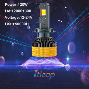 Lt240 6500 W yüksek güç LED H7H1 araba farlar süper parlak güçlü ışık ile uzak ışık k renk sıcaklığı yeni durum - Product Image 5