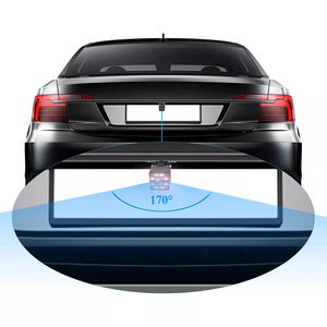 Awintech soporte para matrícula cámara de visión trasera inalámbrica con Monitor HD de 5 pulgadas sistema de cámara de marcha atrás para coches camiones remolques - Product Image 6