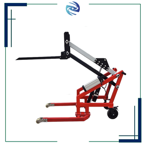 Ahorro de tiempo Mejor control Carga Descarga 500kg 700kg 1,7 m Apilador de elevación de brazo de flexión hidráulico eléctrico para contenedor de camión