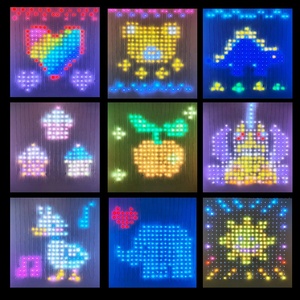 Guirnalda de luces LED RGB inteligentes controladas por aplicación Decoraciones navideñas para exteriores con sincronización de música programable - Product Image 2