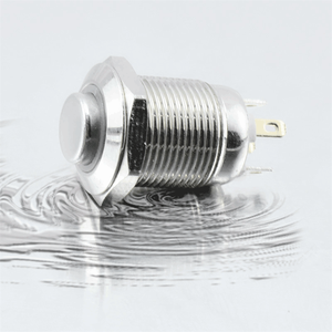 Interruttore a pulsante 12Mm indicatore di luce momentanea interruttore a pulsante impermeabile Led 3 5 6 12 24 36 48 110 220 250 Volt