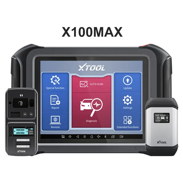 Hot 2024 Latest Design Diagnostic Scanner Key Programmer With Ecu Coding Diagnosis Active Test Xtool X100 PAD MAX