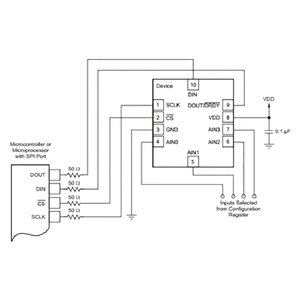 16Bit Analogue-to-digital Converter <strong>Module</strong> ADS1118 SPI Communication Interface ADC Development Board
