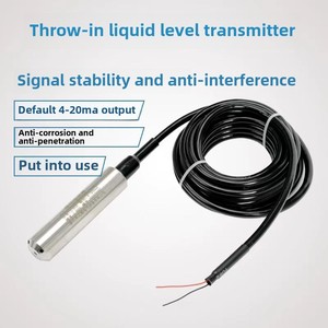 Sonda de Sensor de nivel de líquido sumergible Industrial, indicador de nivel de tanque de agua para piscina de extinción de incendios, medidor de transmisor de nivel de agua - Product Image 5