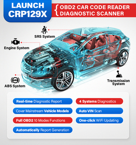 Professional <strong>Launch</strong> CRP129 Premium <strong>Code</strong> <strong>Reader</strong> Full System Car Diagnostic Tool - Product Image 4