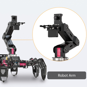 Hiwonder SpiderPi Pro AI Vision Hexapod Паук Робот с программируемой Роботизированной рукой для Raspberry Pi 4B/5 обучающий робототехнический комплект