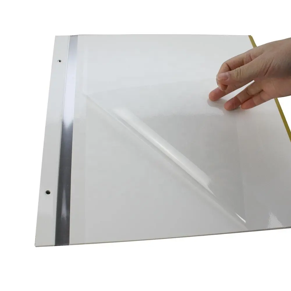 Feuilles de papier auto-adhésives en PVC, idéal pour album photo, 315x325mm, 220x240mm,260x280mm, disponible en blanc et noir