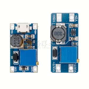 MT3608 DC повышающий преобразователь модель FUS MT3608 2A 2-24V до 28V Регулируемый для Arduino DIY - Product Image 1
