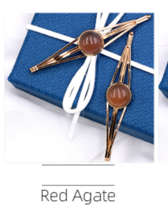 2023 moda fantezi kristal el yapımı doğal ametist taş saç Pins yarı değerli Rhinestone saç aksesuarları Barrette - Product Image 5