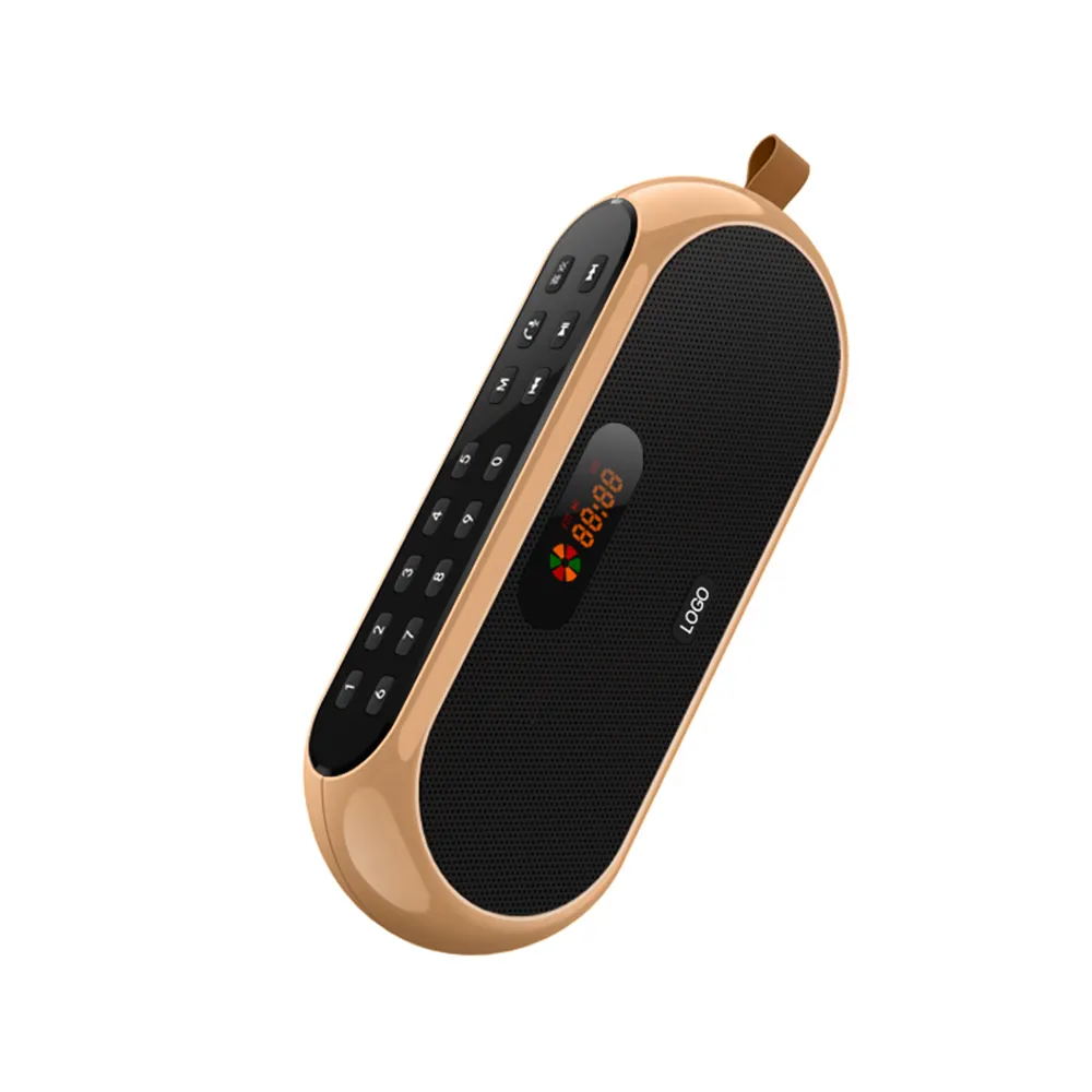 Benutzer definierter Bluetooth-Lautsprecher S198 mit Unterstützung für große LED-Bildschirme in gänge FM-Radio-Nummern block Ein Schlüssel Favorit für Home Party