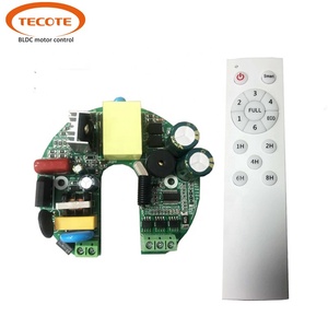 Контроллер TECOTE PCBA детали для потолочного вентилятора BLDC мотор RF пульт дистанционного управления - Product Image 2