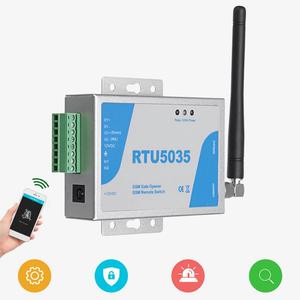 Встроенный SMS Smart Alert GSM реле открывания ворот переключатель дверной пульт дистанционного управления Телефонный Вызов GSM контроллер RTU5035 2G - Product Image 2