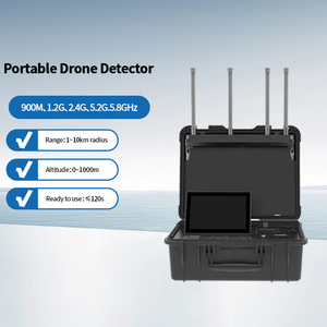 เครื่องตรวจจับแบบพกพา UAV fdji เส้นทางการตรวจจับและกำหนดตำแหน่ง UAV 10กม. 900MHz/1.4GHz/<span class=keywords><strong>2</strong></span>.4 ghz/ 5.<span class=keywords><strong>2</strong></span> ghz/ 5.8GHz - Product Image 2
