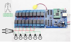 Relé de red Ethernet Industrial, interruptor de Control remoto de salida de 16 canales con interfaz LAN TCP/IP, nuevo - Product Image 2