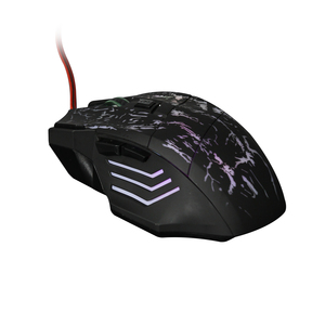 HXSJ A874 <strong>Running</strong> Water Crack Game <strong>Mouse</strong> Colorful Luminous <strong>MOUSE</strong> 7D Game <strong>Mouse</strong> 3200dpi Factory Spot - Product Image 2