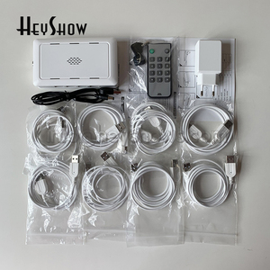 Sistema de alarma con pantalla de seguridad para ordenador portátil con control remoto ABS de 8 puertos seguro para auriculares, bolígrafo, cámara, PC con afeitadora de cables con sensor - Product Image 2