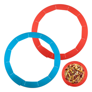 Ayarlanabilir silikon Mini fırında kabuk koruyucu Set yeni tasarım pasta kabuk kalkan ticari gıda pişirme kek araçları için alıcılar için - Product Image 1