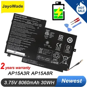 8060mAh ap15a3r ap15a8r Pin máy tính xách tay cho <span class=keywords><strong>Acer</strong></span> Aspire chuyển đổi <span class=keywords><strong>10E</strong></span> SW3-013P loạt ap15a3r 3.75V 30Wh ap15a3r ap15a8r - Product Image 2