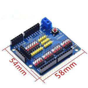 V5 Sensorschild Erweiterungsplatte Schild für Arduino UNO R3 V5.0 elektronisches Modul Sensorschild V5 Erweiterungsplatte