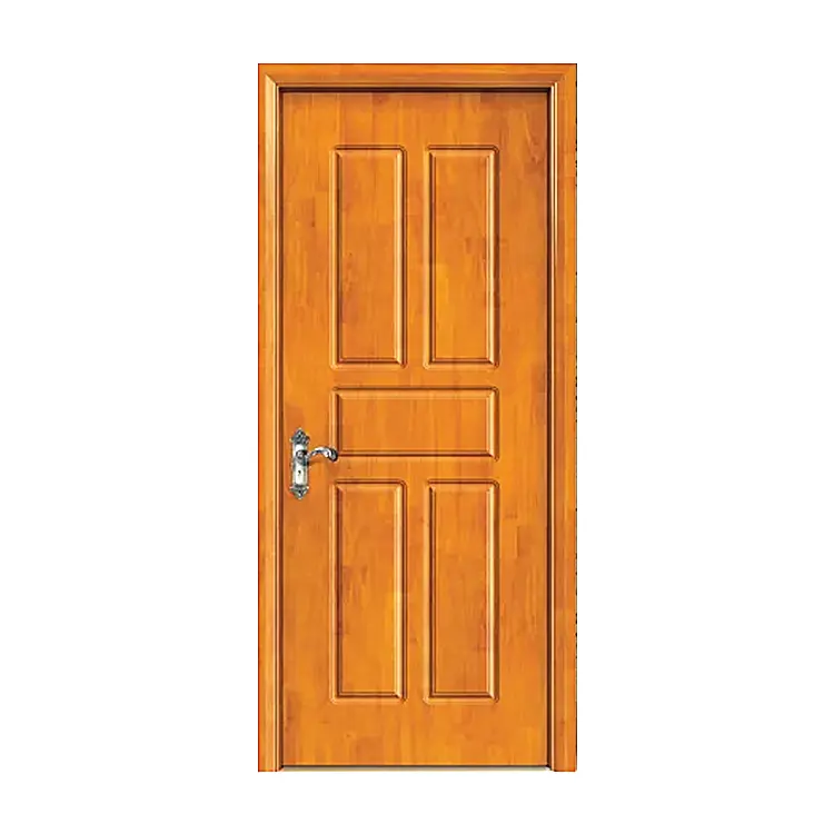 Moderno tipo pintura cores do quarto interior da porta, madeira sólida cor branca porta de madeira